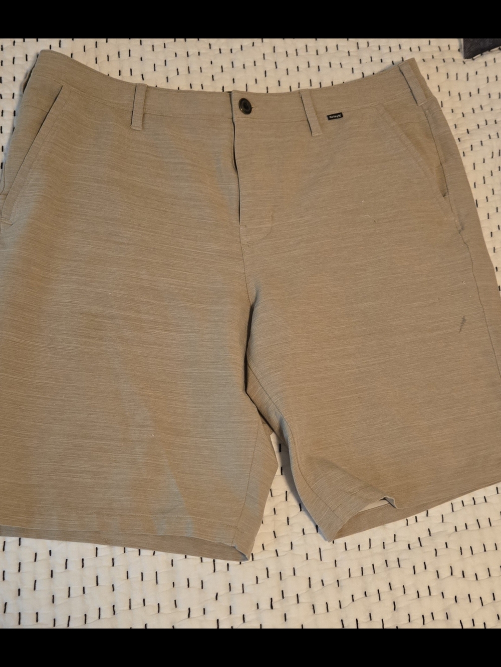 Hurley H2O Dri Cutback Walking Shorts W/ Stretch Waistband Wicking Fabric 36”